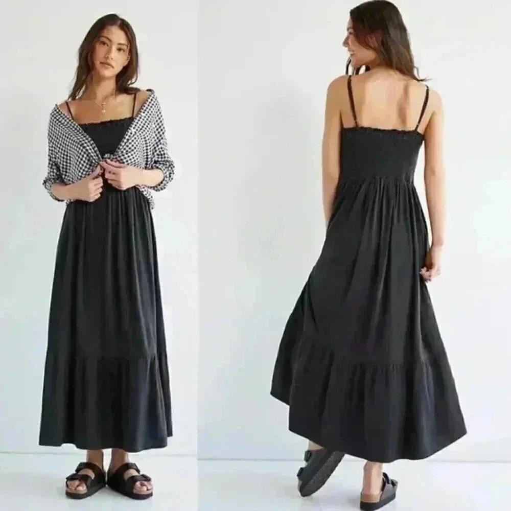 Daily Practice by Anthropologie Flounced Maxi Dress - Picture 3 of 6